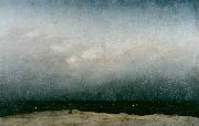 Caspar David Friedrich Monk by the Sea France oil painting artist